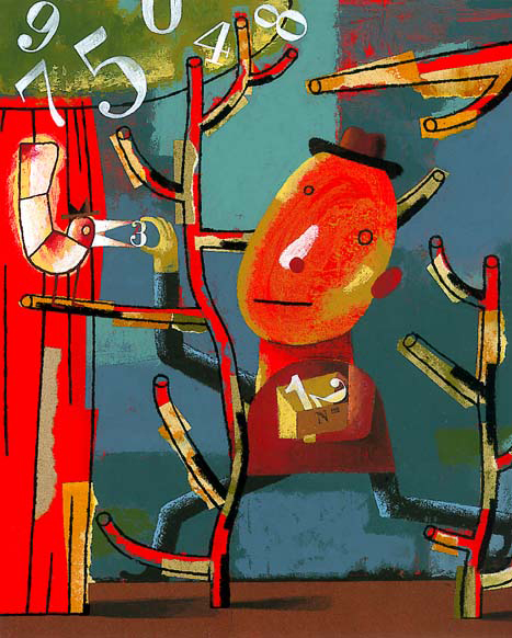 Ilustración original - Recolector